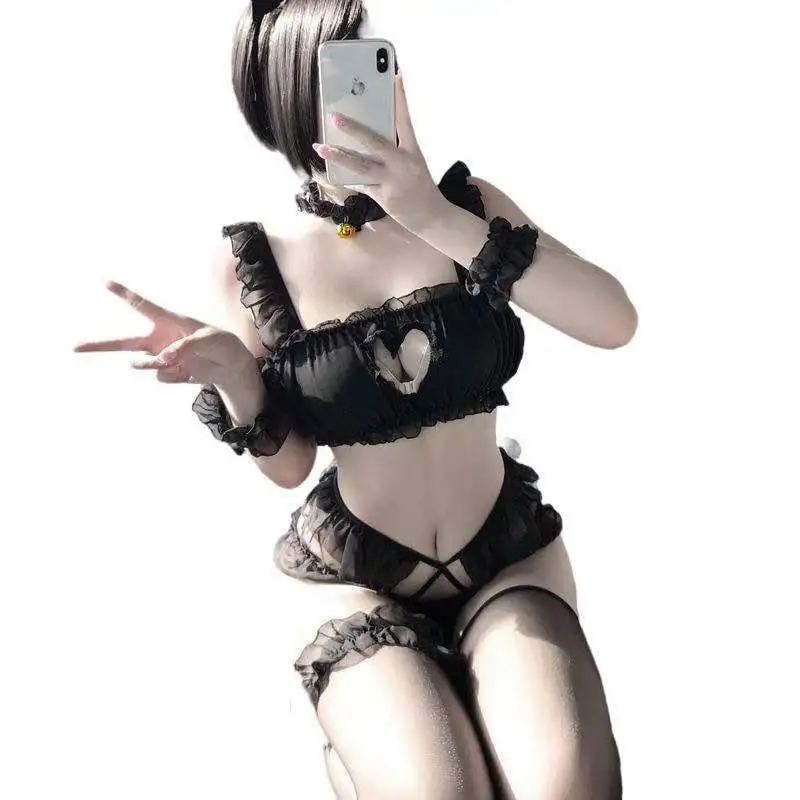 
Sexy lace babydoll lingerie sexy hot japanese girl women lingerie maid uniform cosplay sexy underwear suit 