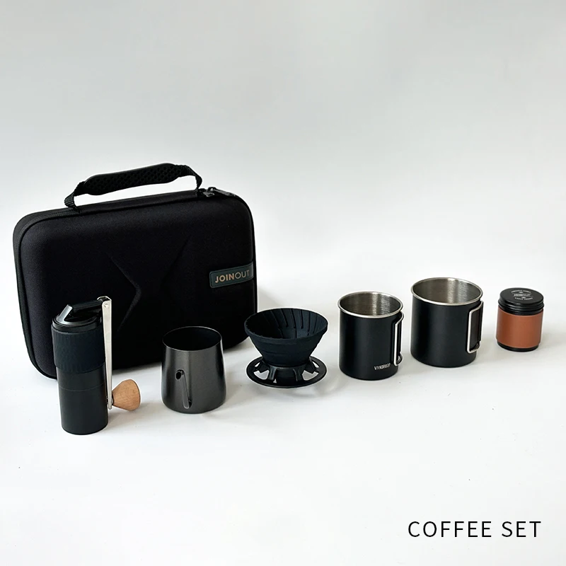 Factory Wholesale Coffee Set Convenient Easy Carry Coffee Kit For Home Cafe Restaurant Camping
