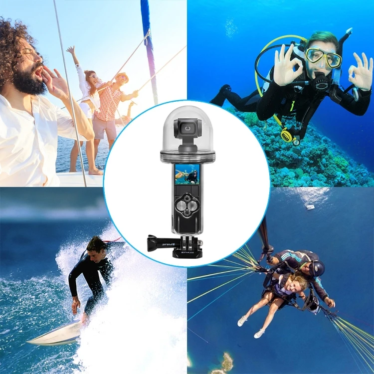 Дропшиппинг PULUZ 60 м подводный водонепроницаемый корпус чехол для дайвинга DJI Osmo Карманная камера