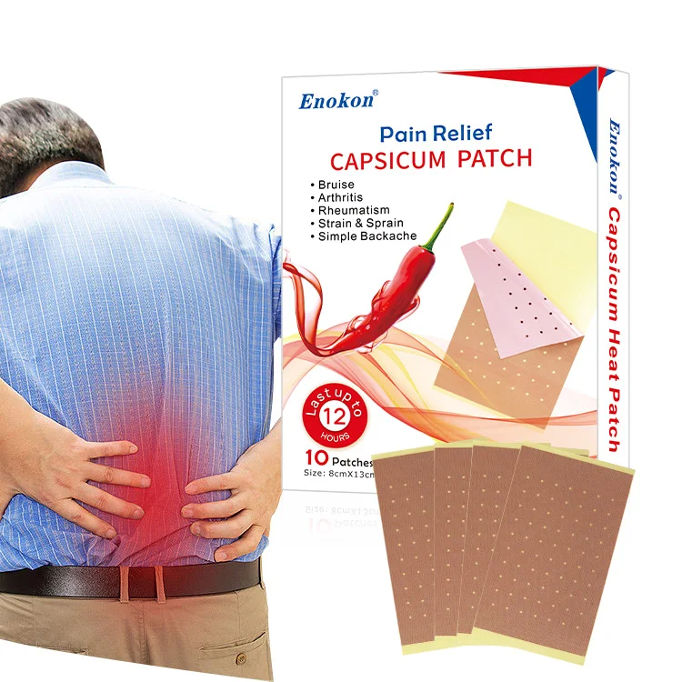 Best selling hot sell products Knee pain relief hot patch capsicum plaster factory