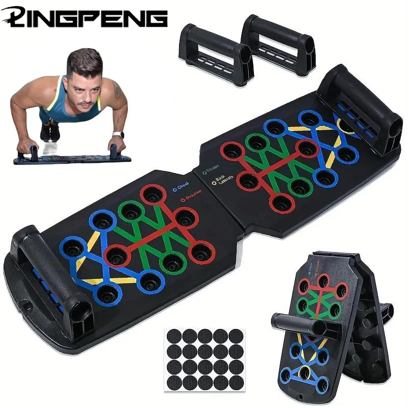 Wholesale Custom Logo Portable Foldable Push Up Bar Home Workout  Exercise Equipment Push Up Board