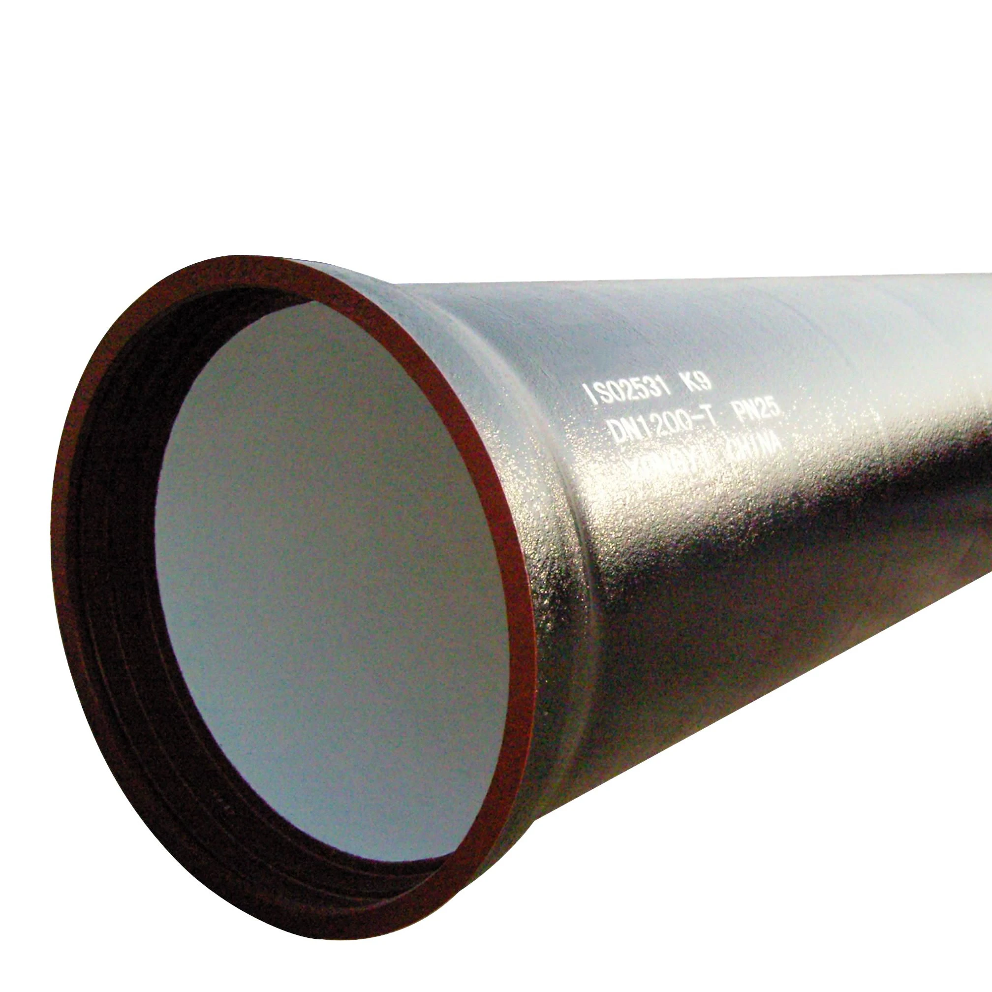 China Ductile Iron Pipe Professional Round Ductile Cast Iron Pipes for Water Supply