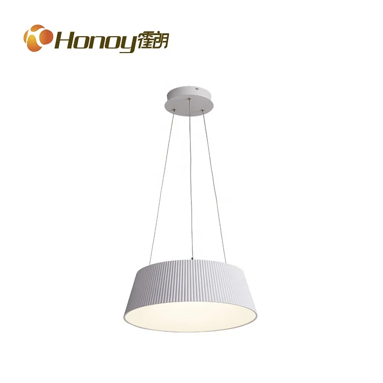 Factory Black Iron Acrylic Dinning Hanging Light Modern Decorative Led Pendant Lamp