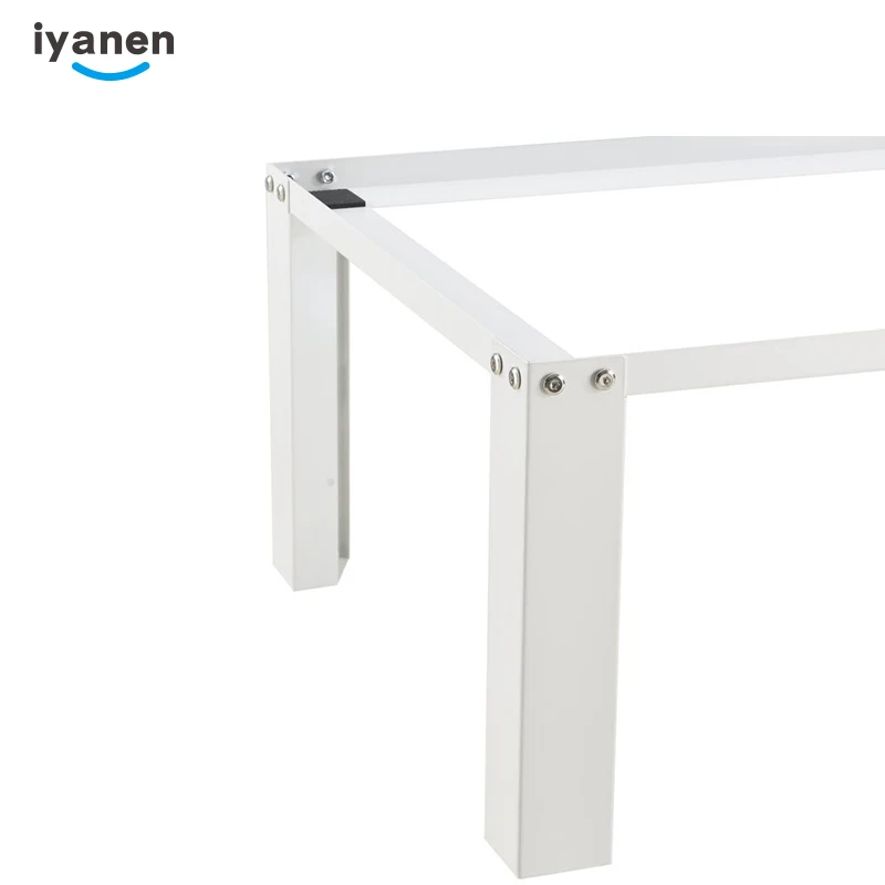 Height Standing Foot Metallic White Convenient Hard Bracket Refrigerator Washing Machine Pedestal Rack Stand Base