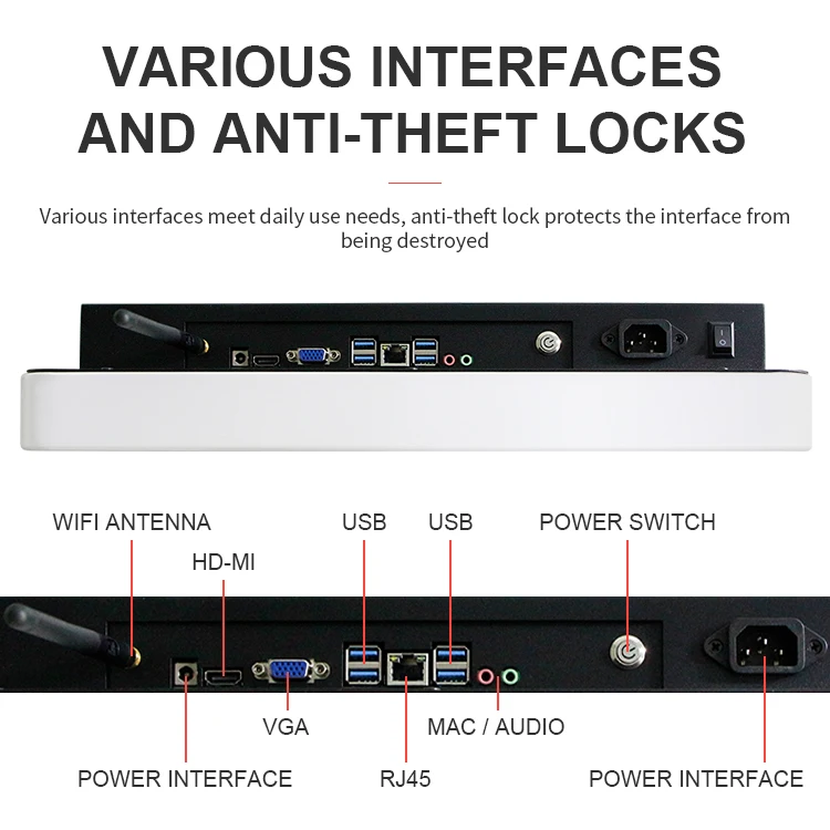 Доступное программное обеспечение, напольная или настенная установка для заказа ресторана, сенсорный ЖК-экран, киоск для самообслуживания