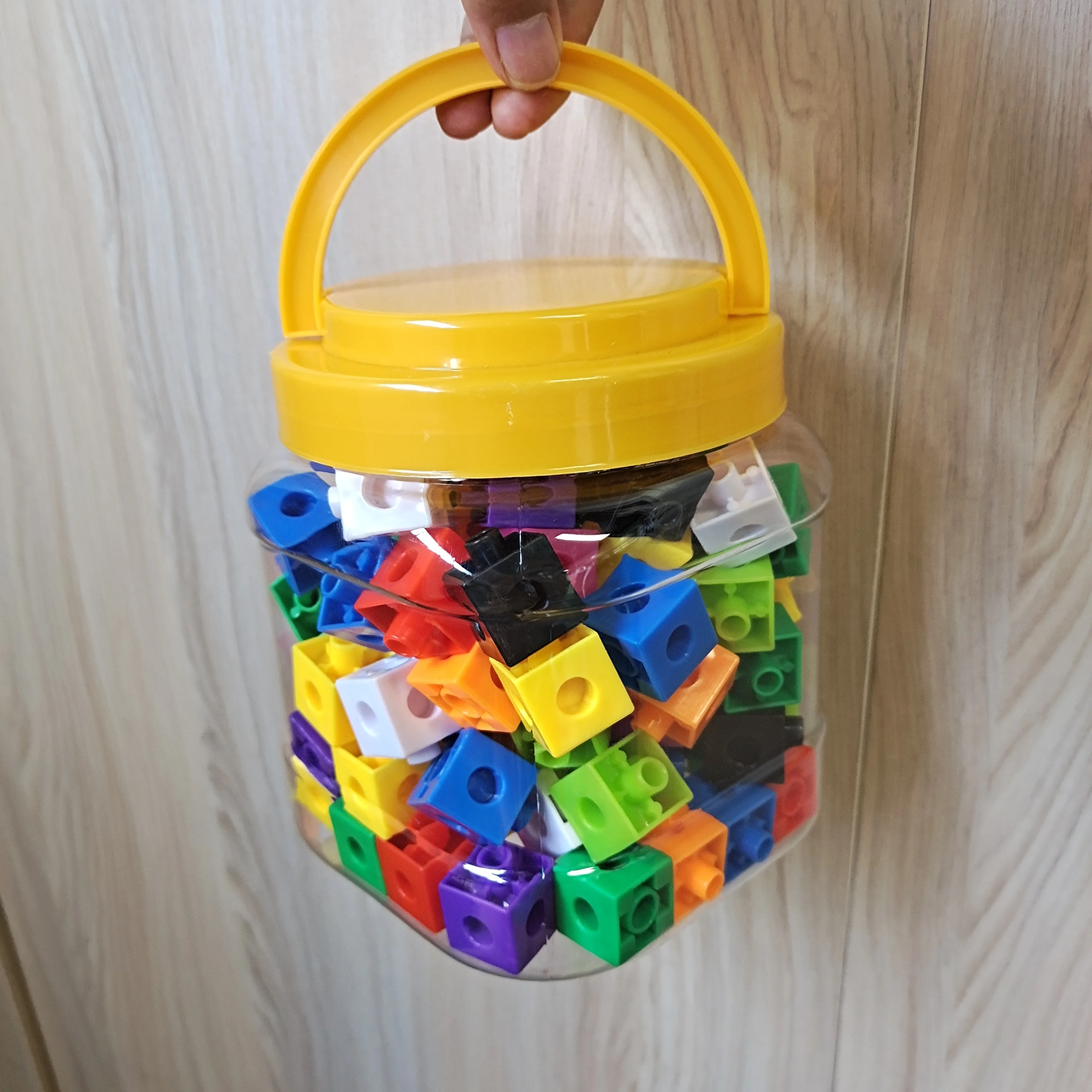 Kindergarten Toys Math cube toy Snap Linking Cubes Math Counters