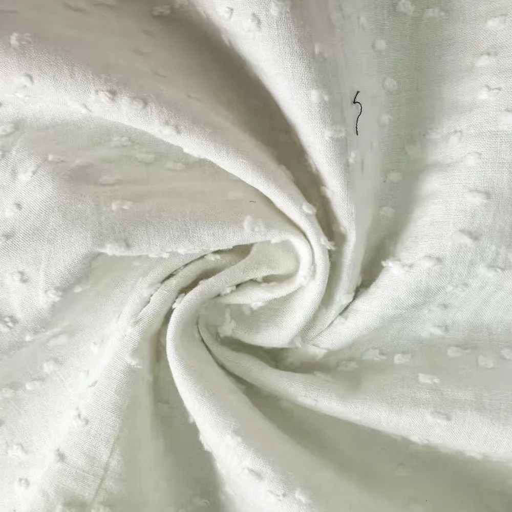 High Quality 100% Cotton Poplin Fabric Carved Voile 60S*60S+10S 90*78 76gsm 55/56 Printed Pattern Woven Lightweight Meter