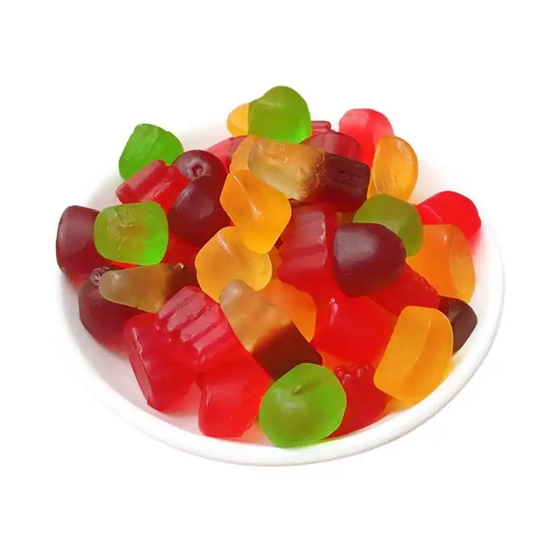 Высокое Качество Офисные конфеты многоцветные фруктовые формы gummy детские закуски на