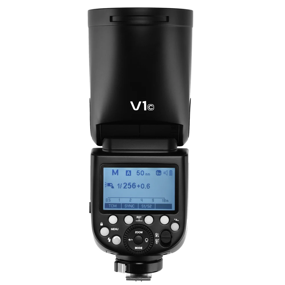 Godox V1 V1C V1N V1S V1F V1P V1O TTL Round Head Camera Flash Light 2.4G HSS Speedlite for Canon Nikon Sony Fuji Pentax Olympus