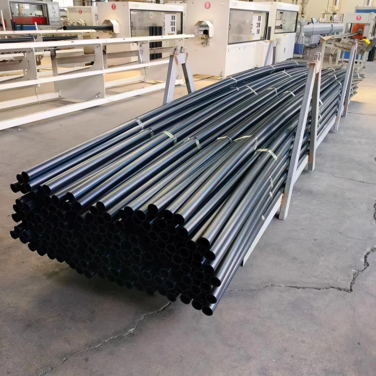 HDPE PIPES Fittings Pe Water Plastic Tube Large Diameter Irrigation Polyethylene Pipe HDPE Carat Corrugated Tube