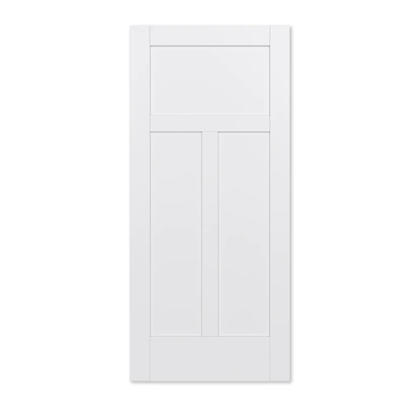 Durable Inswing Textured Particle Board Shaker Door For Front