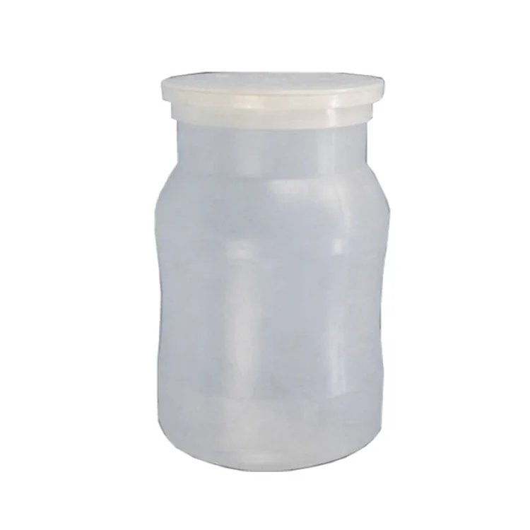 1100/1400ml High temperature resistant PP plastic enoki mushroom cultivation bottle with filter lid