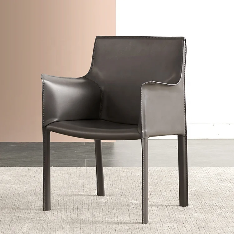 hot sale modern classic restaurant leather dining chairs