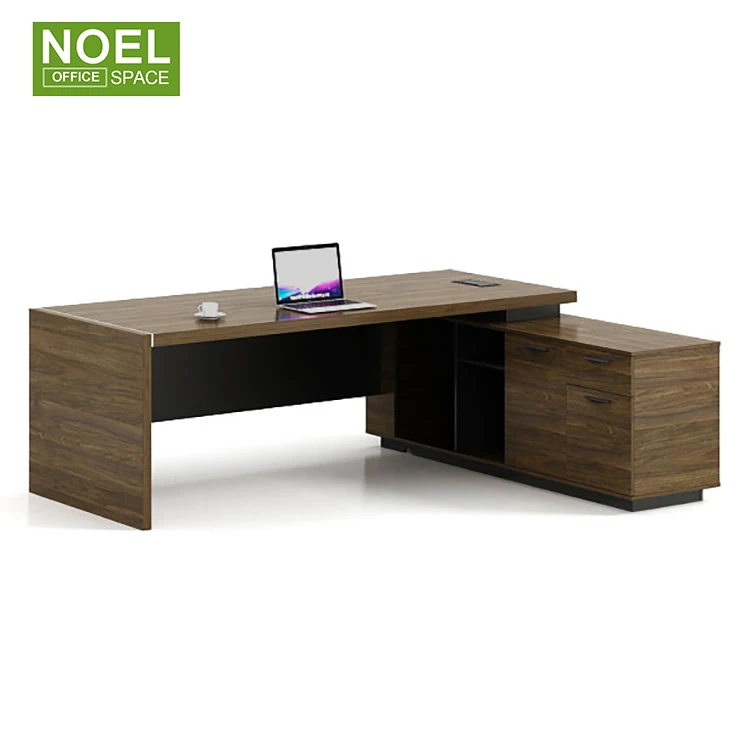 Modern L Shape home Office Desk Luxury High End Executive Office Desk And Chair Set Ceo Wooden Antique Office Table