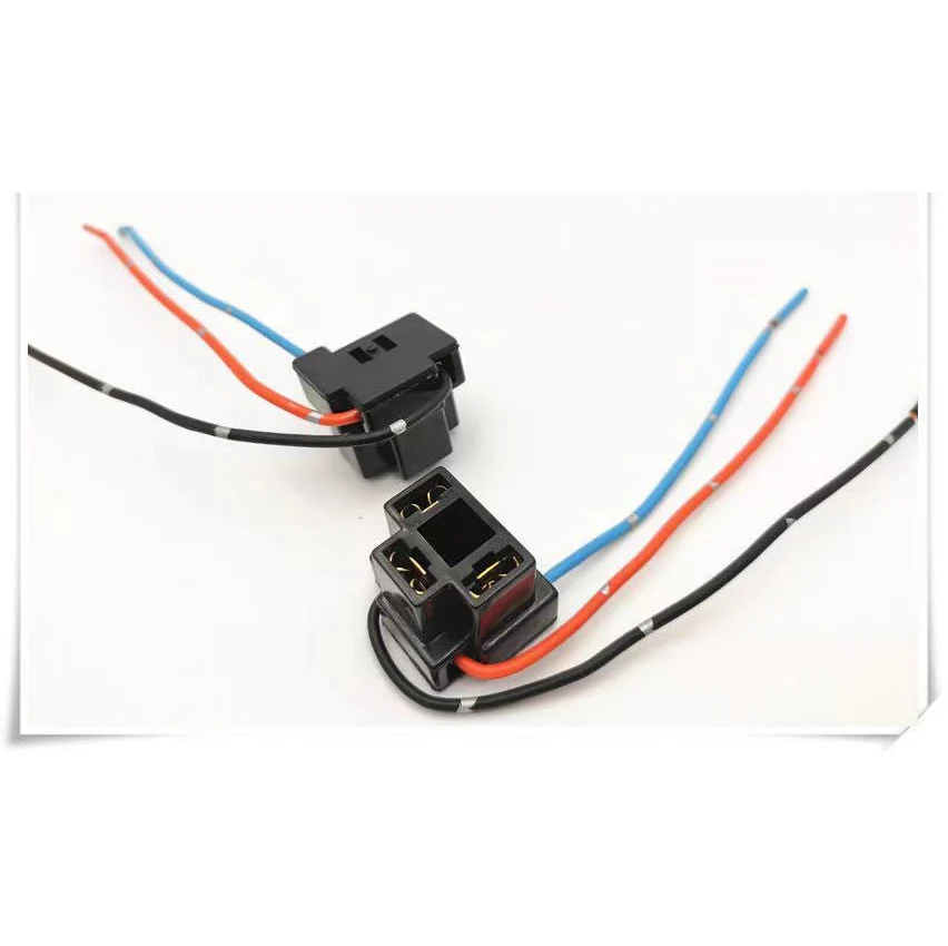 High quality H4 Plastic Wire Wiring Car Auto Head Light Bulb Wiring Harness