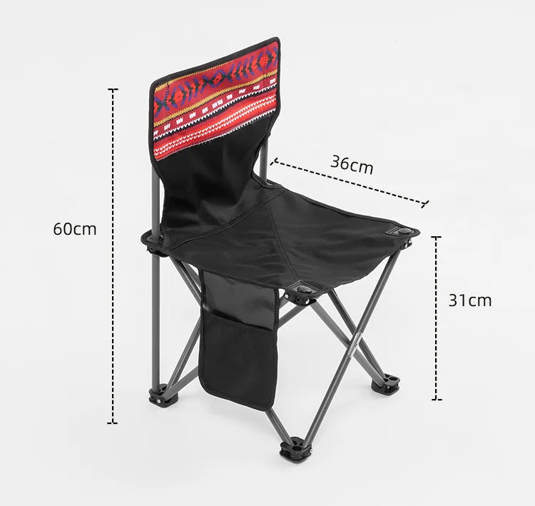 Wholesale Outdoor Folding Table And Chair 7-piece Set Aluminum Alloy Portable Storage Stool Leisure Camping Table Combination Se