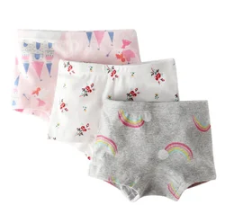 Girl print underwear child boxer