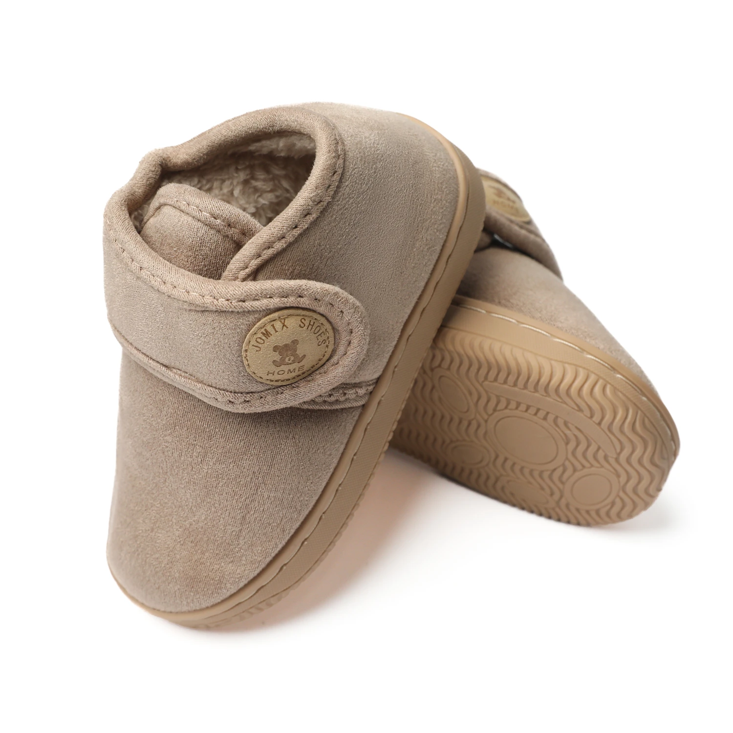 Popular Foot Shapes Tpr Breathable Round Winter Home Kids Warm Slippers For Family Bedroom Use