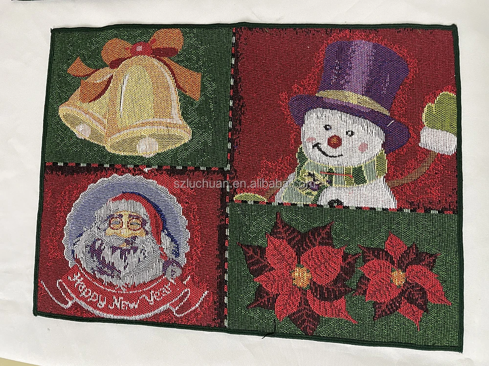 Wholesale Red Christmas Table Runner Cheap Christmas Ornament Table Runner Christmas use Table Runner With Placemats