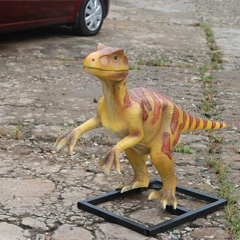 Large Custom Indoor Fiberglass Dinosaur Animatronic Model Life-Size Statue for Sale