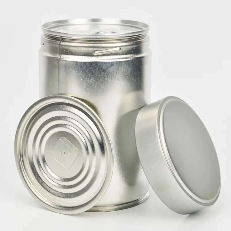 Accept Custom Order Empty Tin Can Metal Tin Can Easy Open Top Cans Be Painted Inside