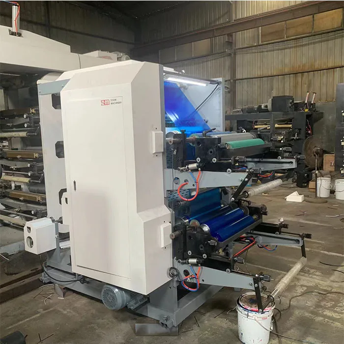 Single 1 color full printing flexo printing machine