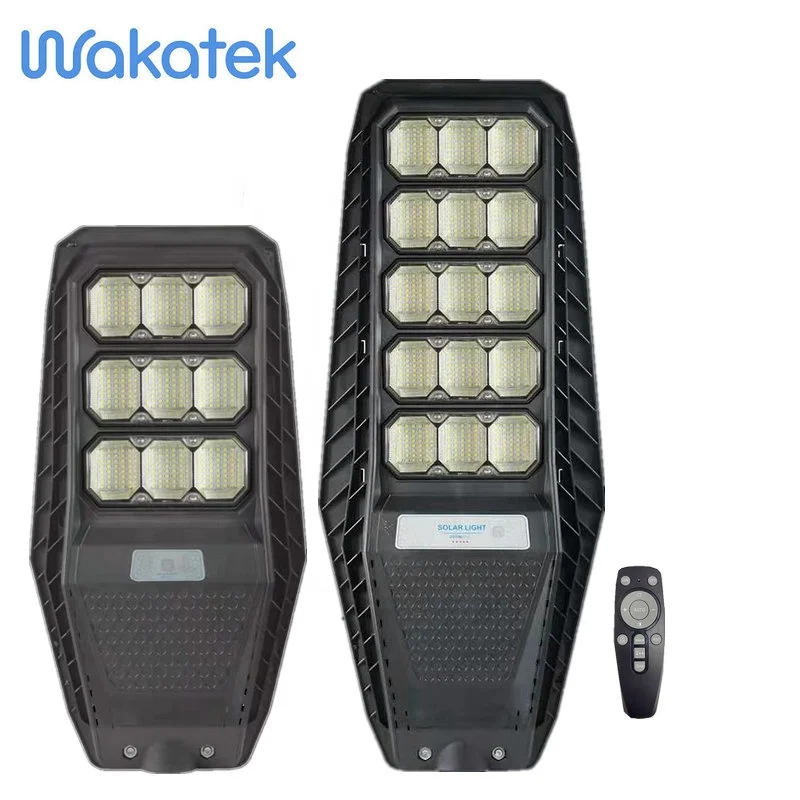 Wakatek Ip65 66 на открытом воздухе все в одном уличный фонарь солнечных батареях 100w встраиваемый светодиодный светильник