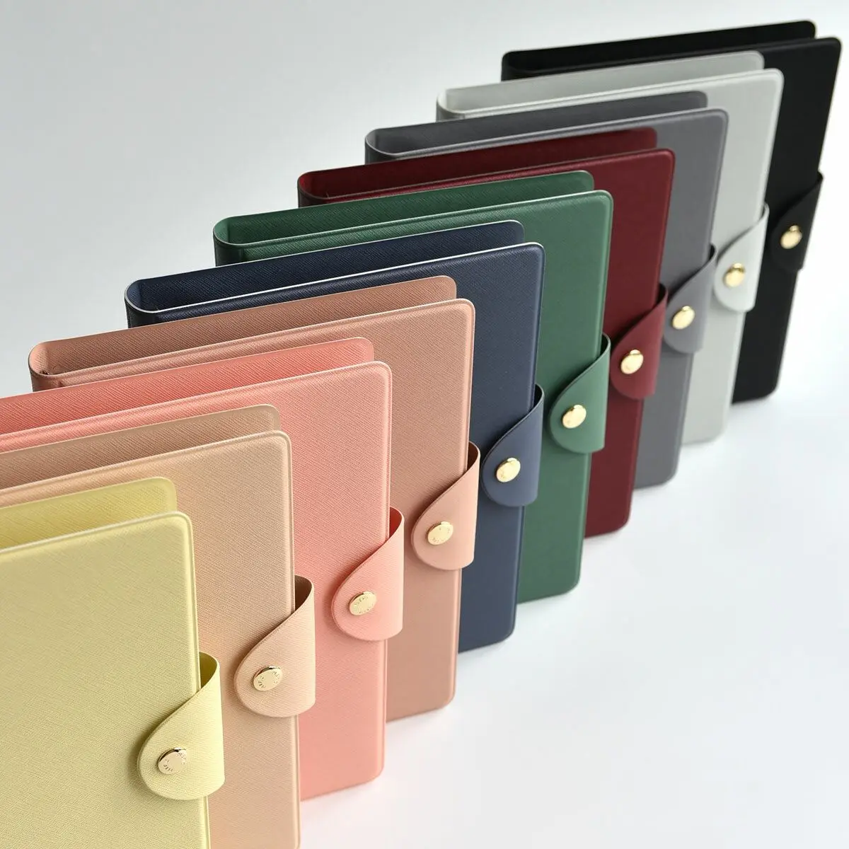 Wholesale Custom logo High Quality A5 Pu 6 Ring Binder Planner Cover Leather Notebook