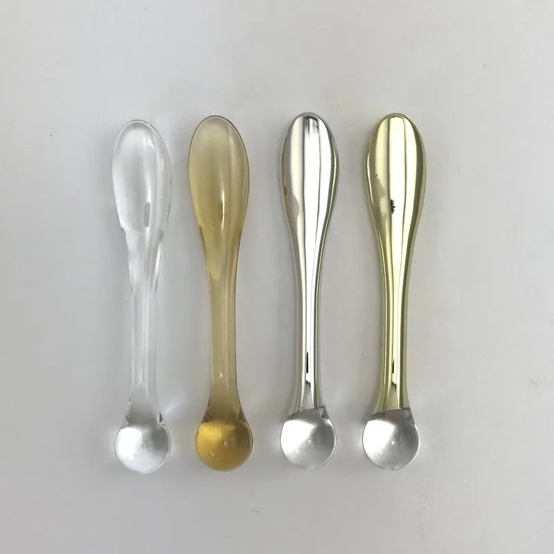 
Good quality mini makeup plastic acrylic cosmetic spoon spatula 