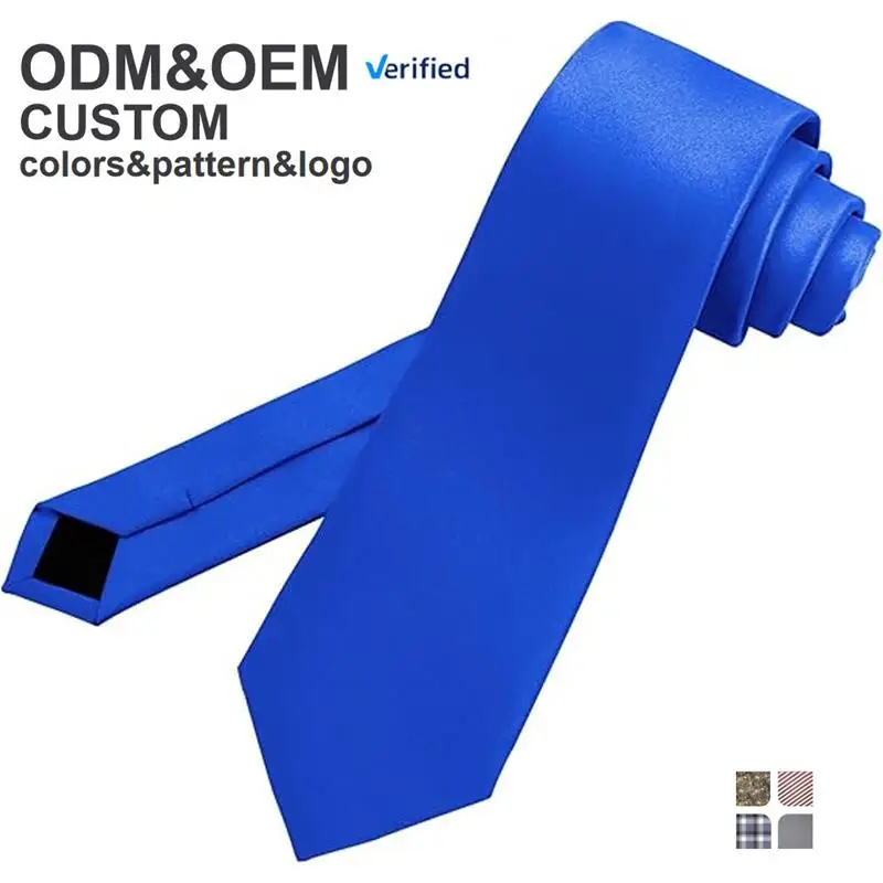 Custom Logo Various Colors Patterns Wedding 100% Polyester neck ties for Men Business Style Nekctie Manufacturer