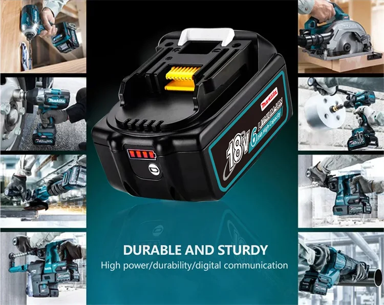 Более Высокая емкость для литий-ионной батареи Makita 18 В 5.0Ah bl1850b