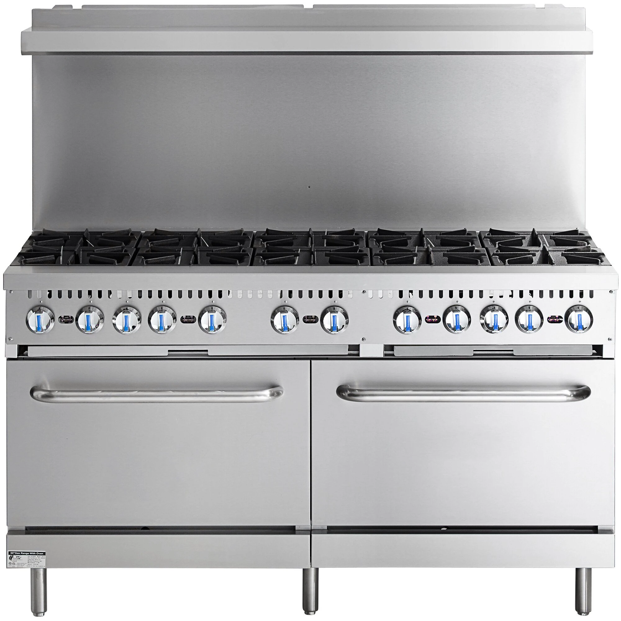 Commercial Full Series Kitchen Equipment Free Standing10 Burners Gas Range Stove With Oven for Restaurant