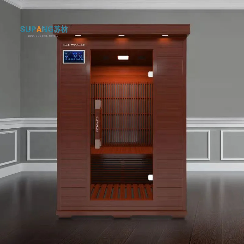 Su pang affordable sauna for 2 people Carbon heater Red Light heater Indoor Infrared sauna room