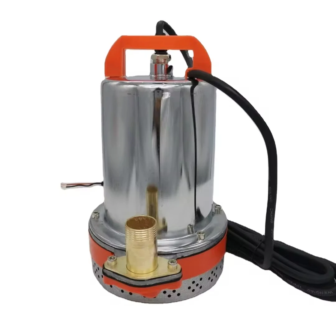 2Inch 48V 220W Mini Brushless DC Motor High Voltage Solar Submersible Pump For Agricultural Irrigation