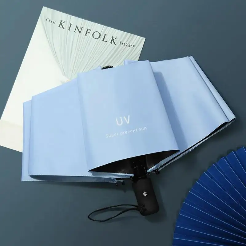 Factory price Automatic Mini 3 folding Umbrella Anti UV Umbrella rain UPF50+
