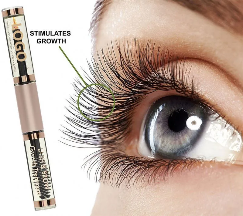 
OEM Castor Oil Cold Pressed Organic for Hair Eyebrows Eyelashes Growth Serum 