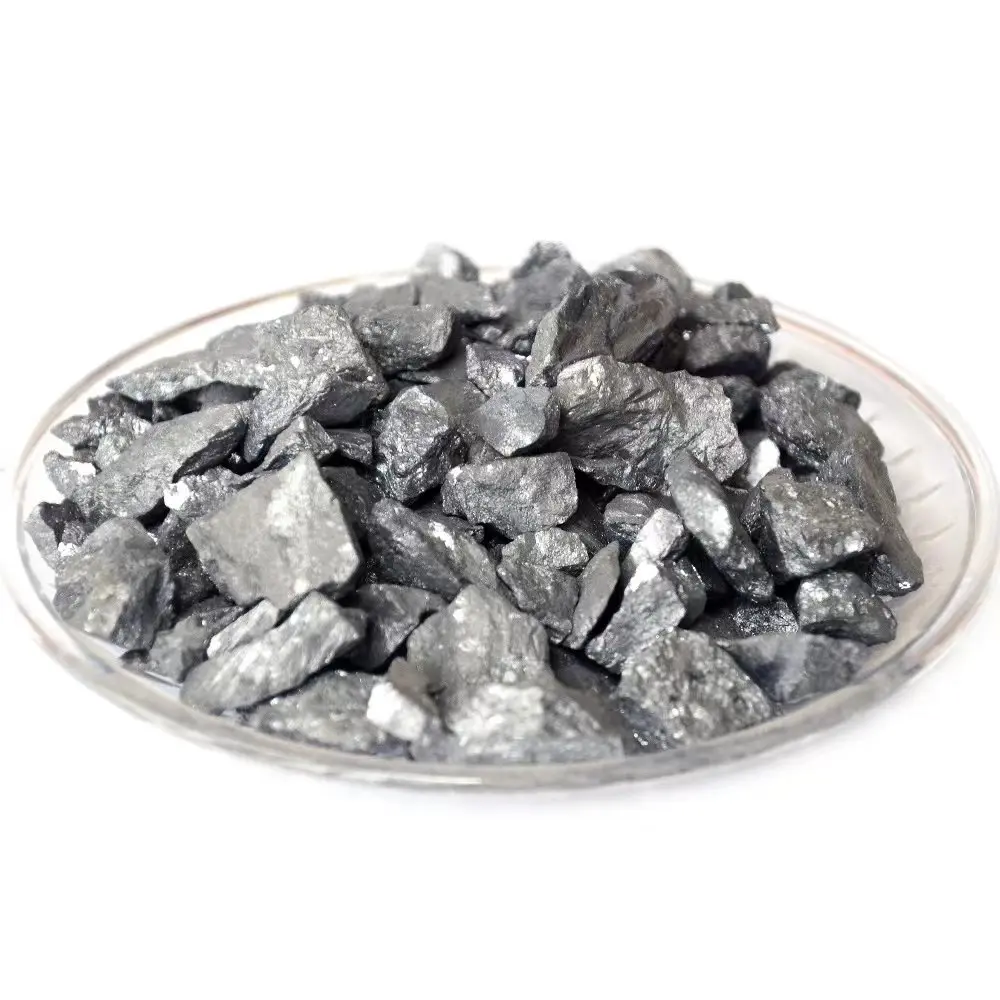 Chinese suppliers natural block steelmaking deoxidation Calcium silicon Ferro 72/75 tailor-made content