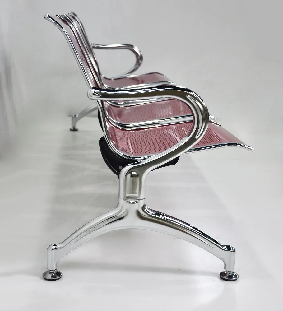 4 Seats Waiting Room Bench Seats Gang Chair Waiting Area Chairs Airport Waiting Chair