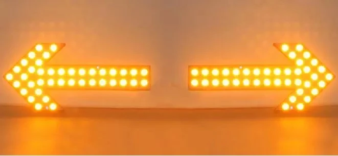 traffic signs led arrow light signal board arrow flashing lights