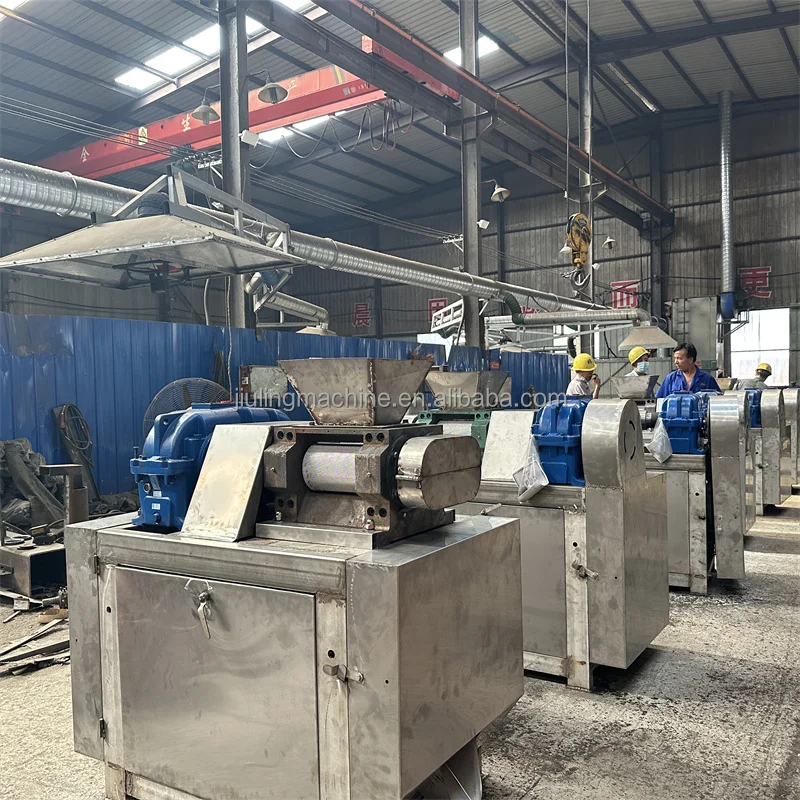 Ammonia sulfate double roller compactor machine with stainless steel in Malaysia