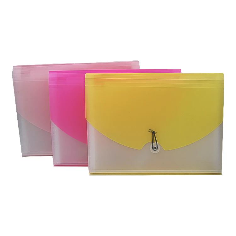 PP Hard A4 Thick Hanging Expanding Plastic Custom School Envelope File Folder Games Printing Plastic Folder With Handle