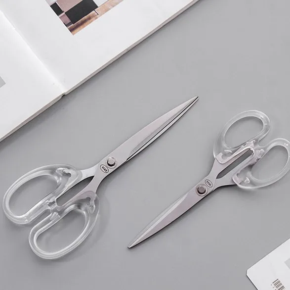 Hot Selling Safety Handcraft Scissors Plastic Handle Household Shears Paper Cutting School Scissors
