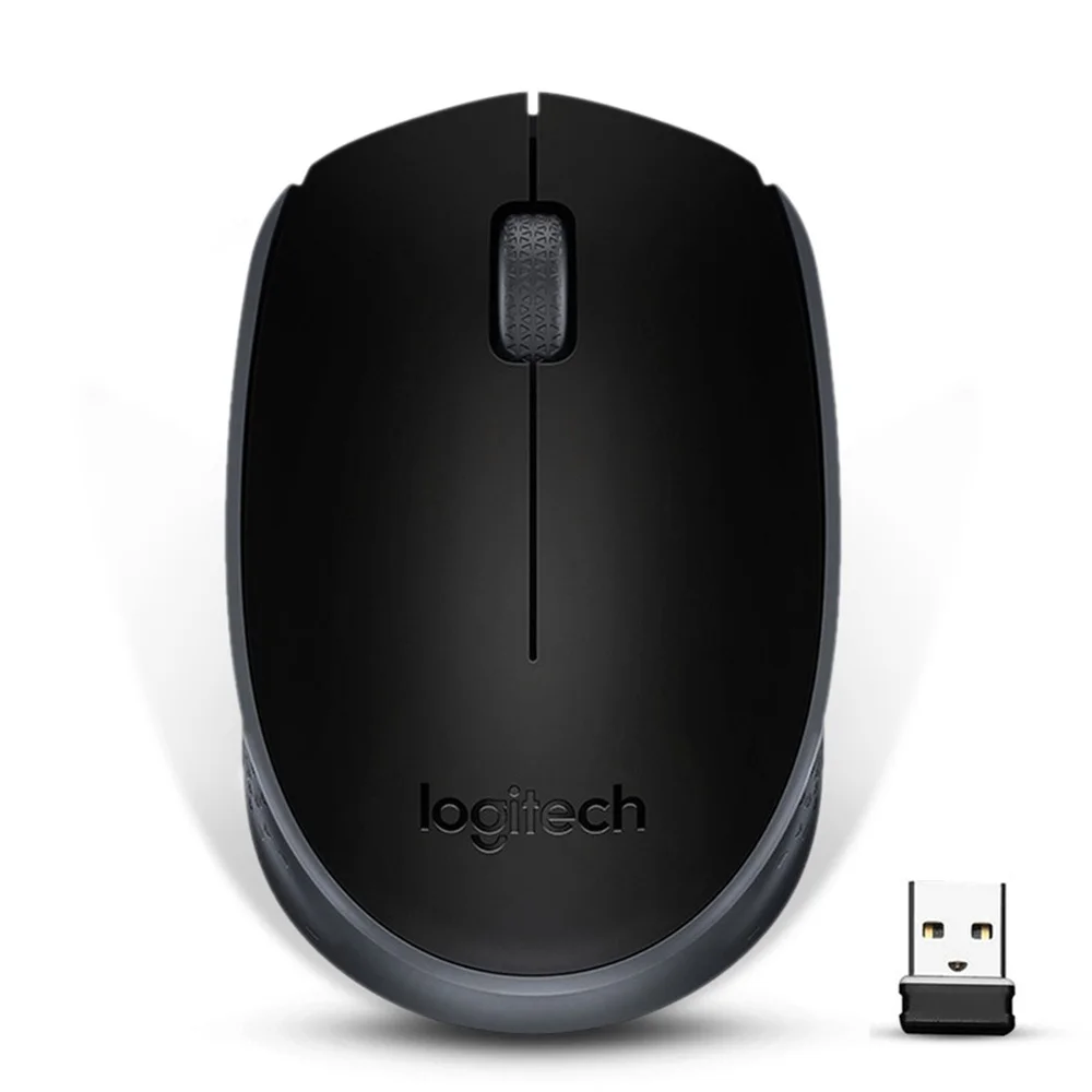 Logitech M171 беспроводная мышь 1000 точек/дюйм геймерская Портативный 2 4 ГГц Беспроводная USB для портативных