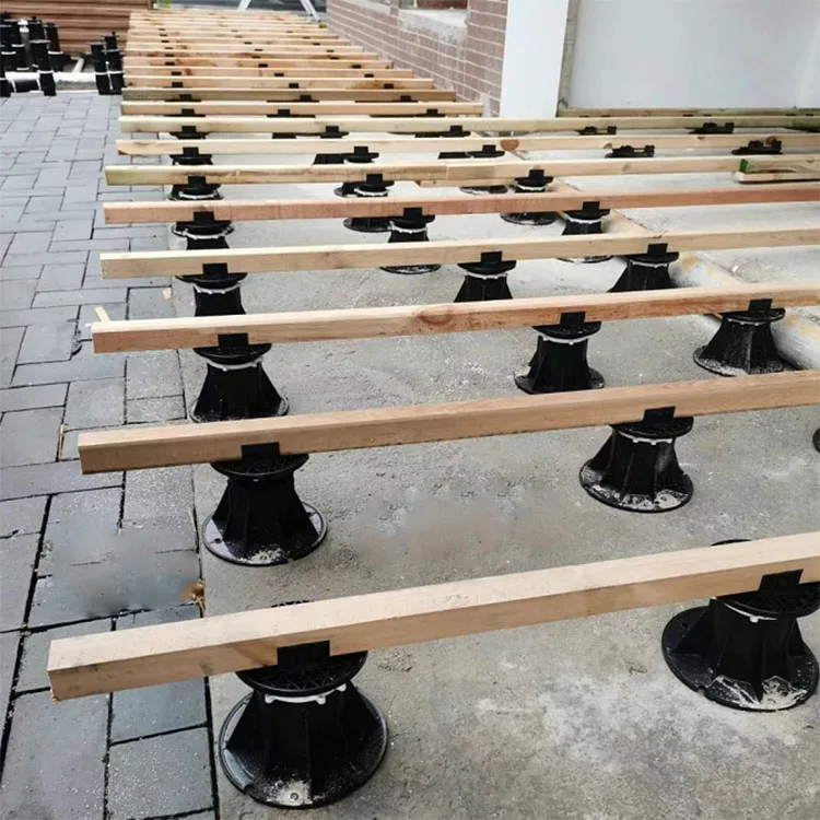 Deck Wood Plastic Raised Access flooring accessories adjustable floor paver pedestal