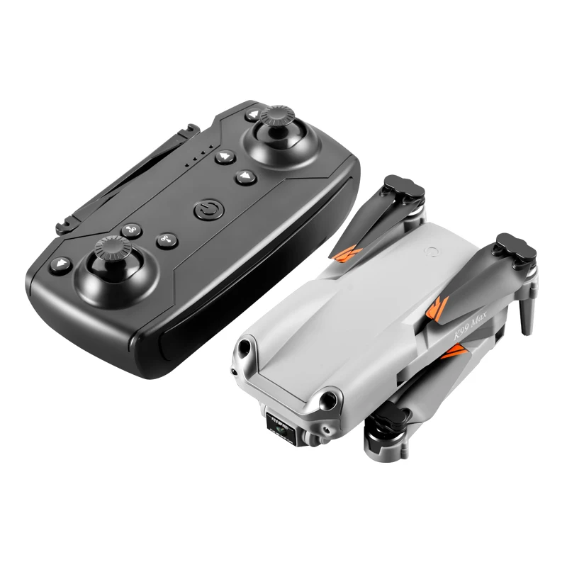 Plastic K99 MAX Remote Control WiFi UAV Aircraft Foldable Drone with 4K HD Dual Camera
