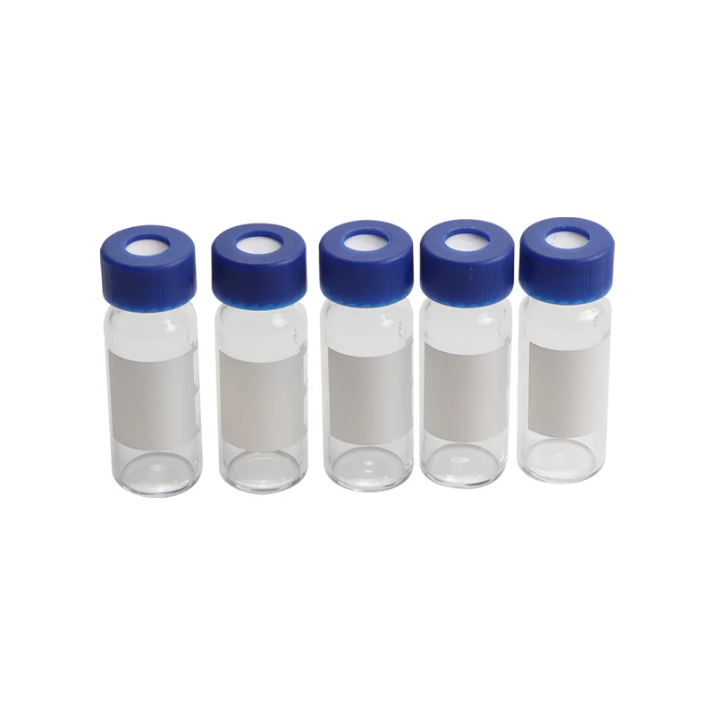 2ml Screw-thread neck with silica PTFE septa Sample storage glass clear HPLC Vial