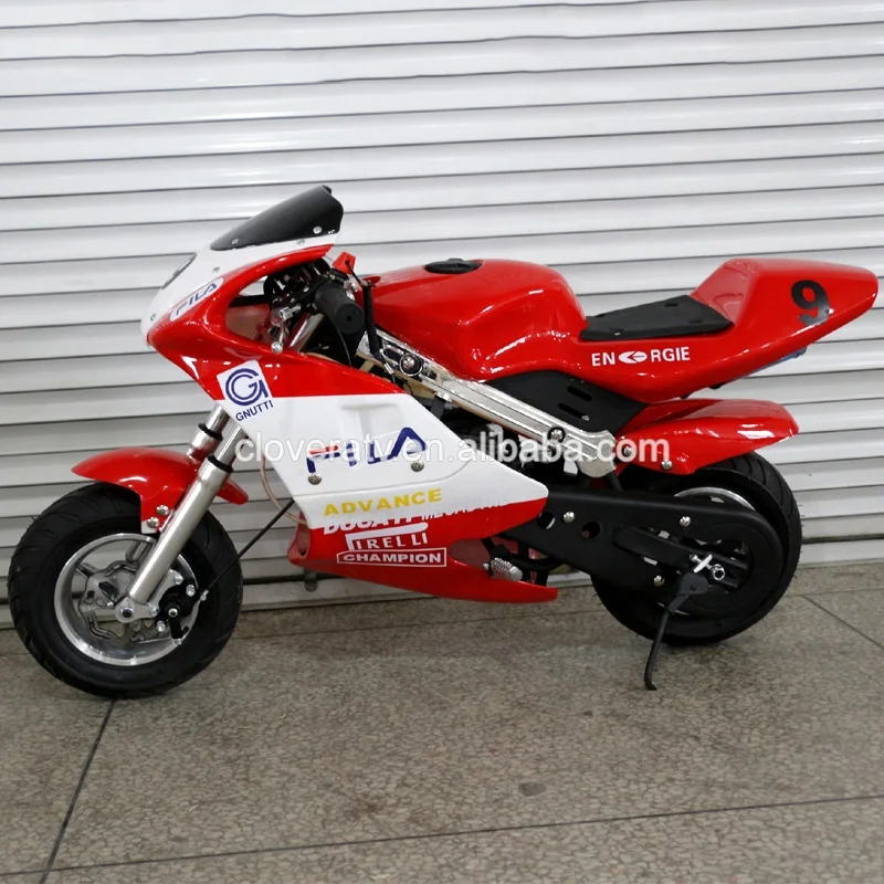 Chinese Cheap 2 Stroke Pocket Bike 50CC Motorcycles for Children