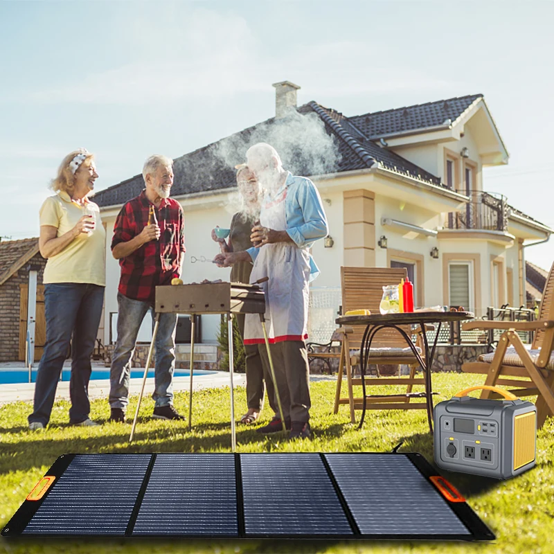 Genuine 10w portable polycrystalline solar panel home power solar energy system 110watt mobile outdoor foldable solar panel