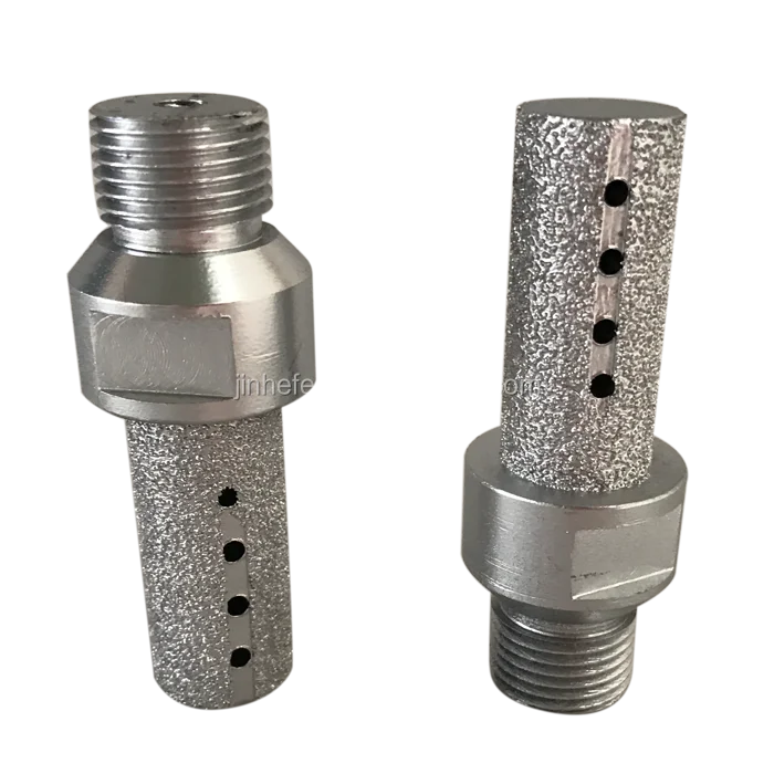 Vacuum brazed diamond drum wheels  zero tolerance wheels finger bit