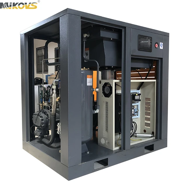10hp 15hp 20hp Silent Oil Injected  Direct Drive Screw Air Compressor For Industrial Use